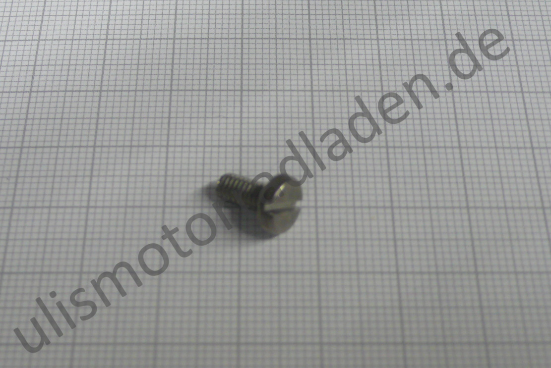 Schraube für Entlüfterdeckel, M 4 x  8, Zylinderkopf-Schlitz