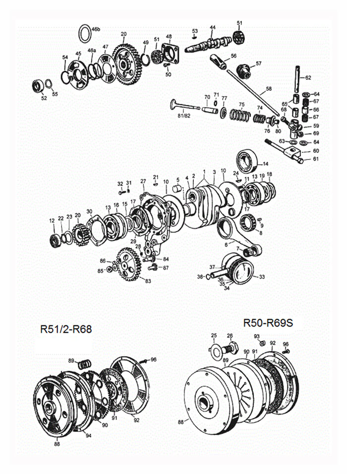 Parts: R50-R69S