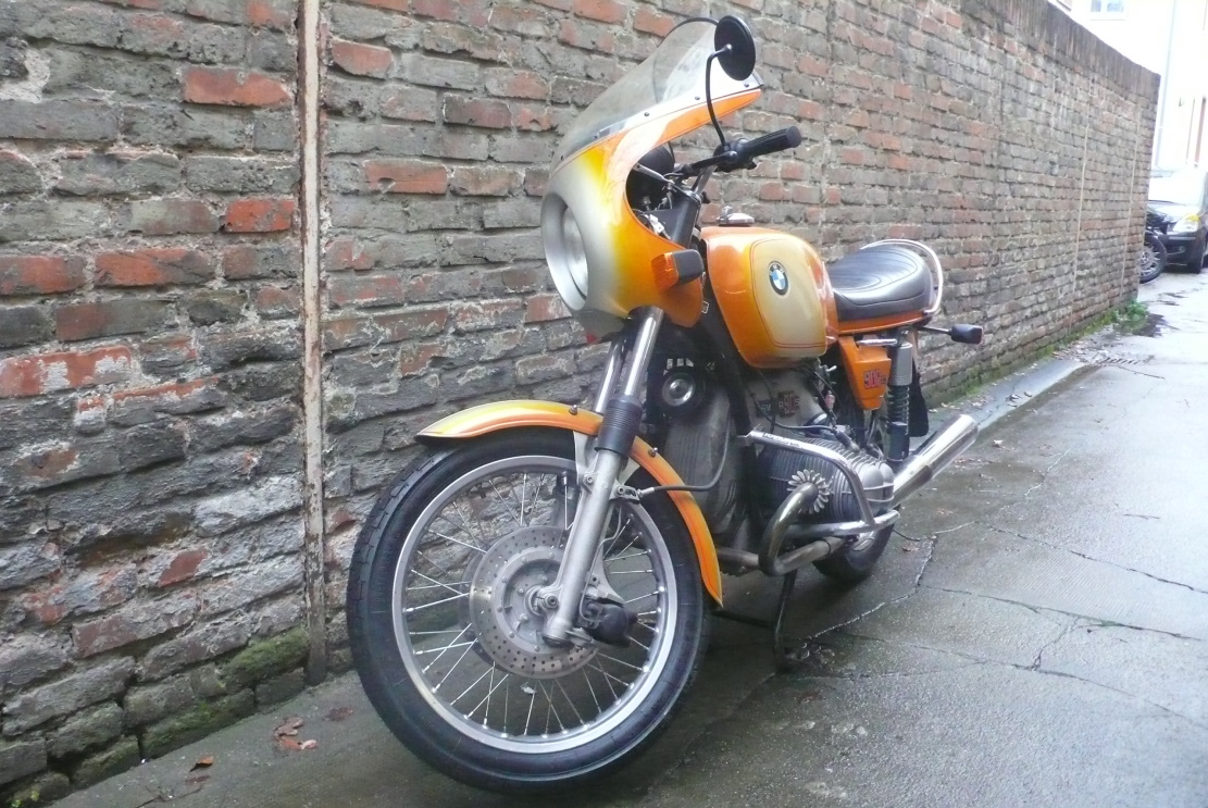 BMW R90S Daytona Orange Baujahr 1975
