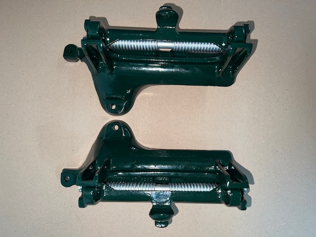 1 Paar Behörden Packtaschenhalter BMW R26, R27 neu lackiert