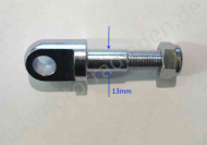 Flachbolzen, 13mm, Seitenwagenanschluß für BMW R50-R69S