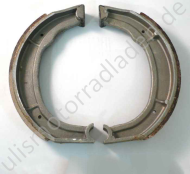 Bremsbacken-Satz für BMW R51/2-R68, Halbnabe, Simplex