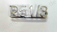 Schriftzug R51/3