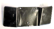 Kennzeichentafel für BMW R26, R27 und R50-R69S, groß, schwarz