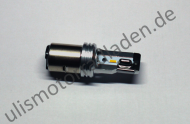 Birne 12 Volt, LED, Sockel BA20D, weiß, (nicht Stvzo zugelassen)