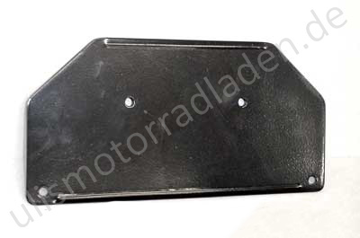 Kennzeichentafel für BMW R25-R25/3, R51/2 und R51/3, Militärausführung, schwarz
