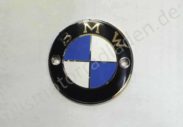 Emblem für BMW R25/3-R27, R51/2-R68 und R50-R69S alte Schrift, Tank