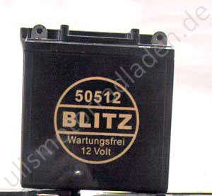 Batterie 12V, für BMW R27-Umbau, R50-R69S