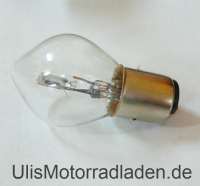 Birne 6 Volt, 45/40 Watt, Sockel BA20D