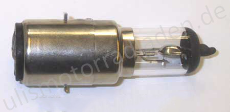 Birne 6 Volt, 35/35 Watt, Halogen-H4, Sockel BA20D