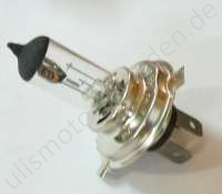 Birne 6 Volt, 60/55 Watt, Halogen-H4, Sockel P43T