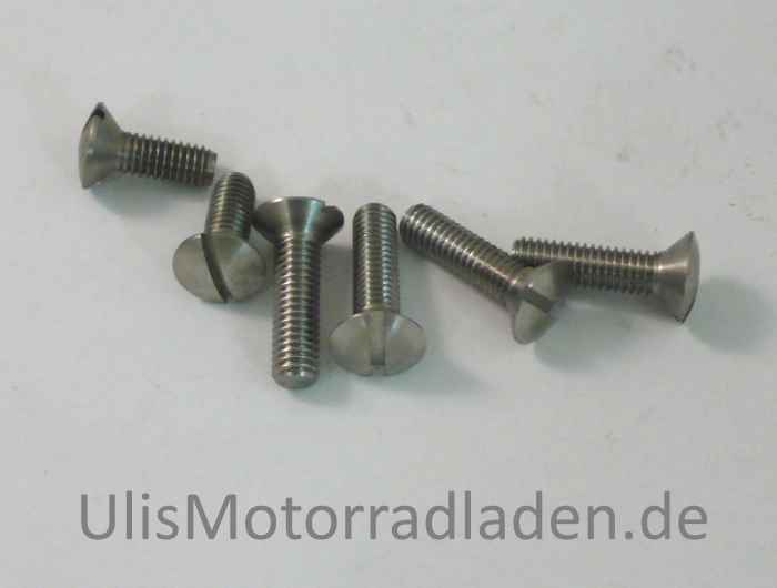 Schraubensatz für Handschaltdeckel für BMW R51/3-R68, (6 Stück)