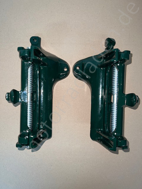 1 Paar Behörden Packtaschenhalter BMW R26, R27 neu lackiert