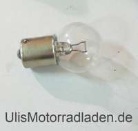 Birne 12 Volt, 21 Watt, Sockel BA15S