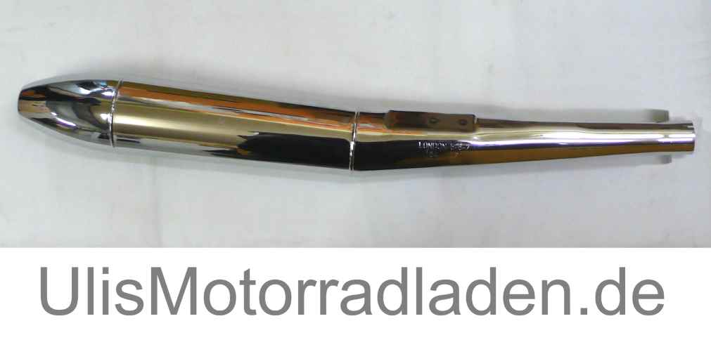 Schalldämpfer für BMW R50/5, R60/5 und R75/5, Zigarren-Form, MIT EG-ABE, rechts