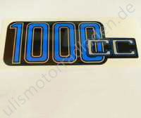 Sticker (Aufkleber) für Batterieabdeckung 1000cc, blau