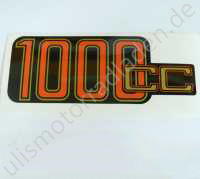 Sticker (Aufkleber) für Batterieabdeckung 1000cc, gold