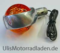 Lenkerblinker mit 6V-Birne und Kabel