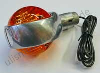 Lenkerblinker mit 6V-Birne und Kabel