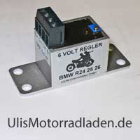 Regler  6V für BMW R24, R25, R25/2, R25/3 und R26, innenliegend