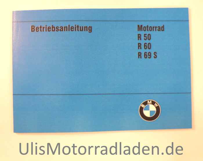 Handbuch (Betriebsanleitung) für BMW R50, R60 und R69S