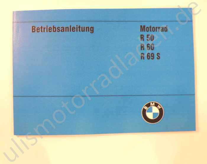 Handbuch (Betriebsanleitung) für BMW R50, R60 und R69S