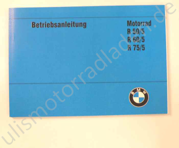 Handbuch (Betriebsanleitung) für BMW R50/5-R75/5