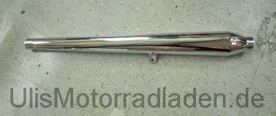Schalldämpfer für BMW R50-R69S, Sportform, OHNE EG-ABE, links