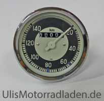 Tacho 20-140 km/h, Wegdrehzahl: 1,0 für BMW R25/3, R26 und R27