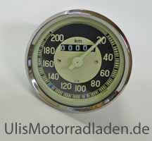 Tacho 20-200 km/h, Wegdrehzahl: 0,75 für BMW R69S