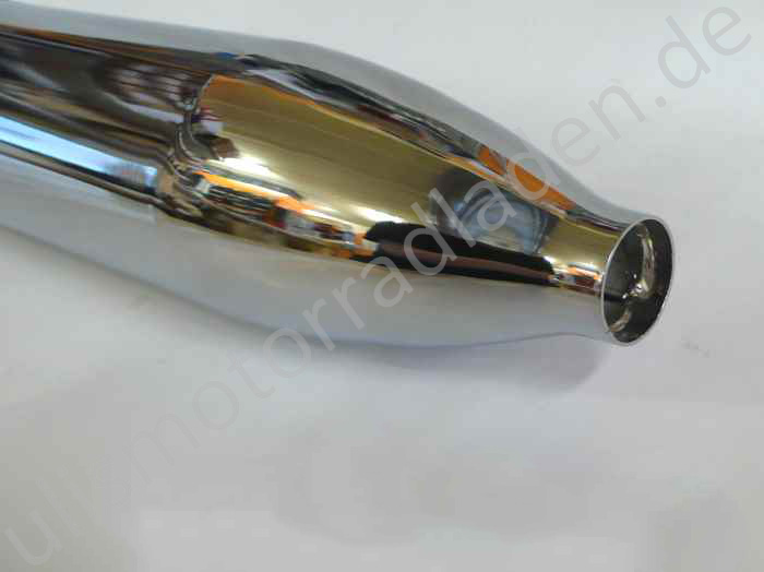 Schalldämpfer für BMW R50, R50/2, R60 und R60/2, ohne Naht, rechts