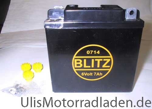 Batterie 6V, für DKW, NSU Max