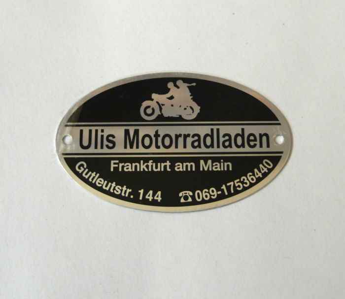 Emblem Ulis Motorradladen