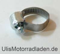 Benzinschlauchschelle mit Schneckengewinde