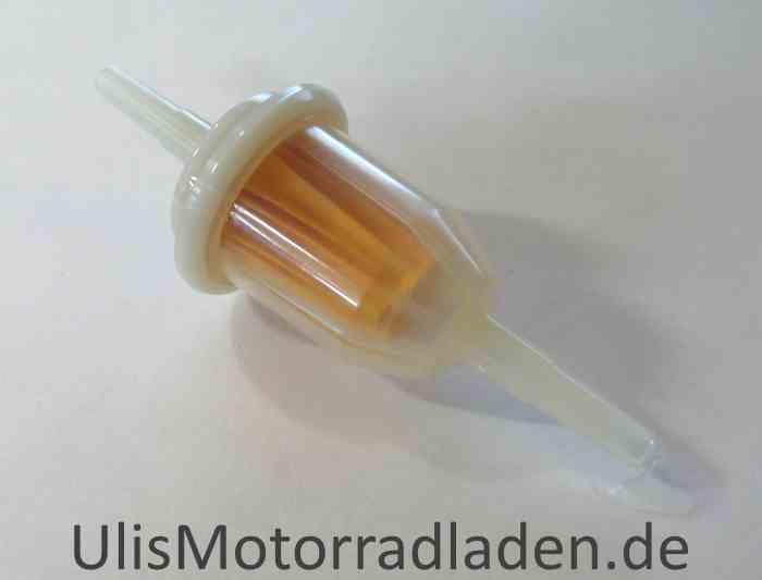Benzinfilter mit Papiereinsatz, transparent