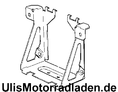 Batteriehalter für BMW R65-R80RT ab Baujahr 1985 und BMW R100 ab Baujahr 1987