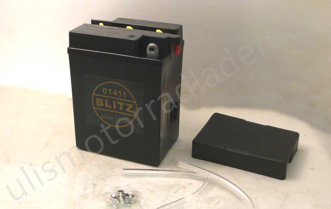 Batterie 6V, für BMW R50-R69S (US-Version), schwarz