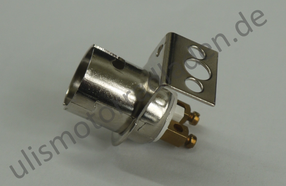 Birnenhalter 2-polig universal mit Haltewinkel, Sockel BA15D
