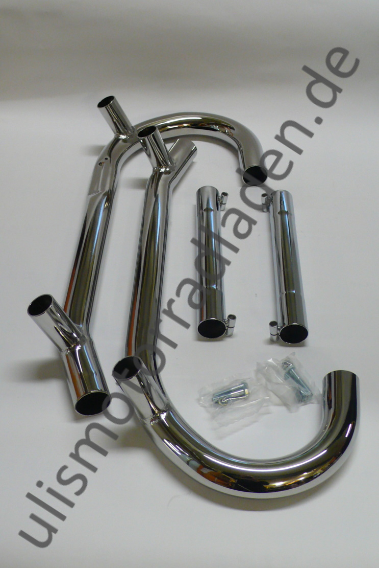 Krümmer für BMW R80/7-R100, ab Baujahr 09/1981, Satz mit 2 Querrohren