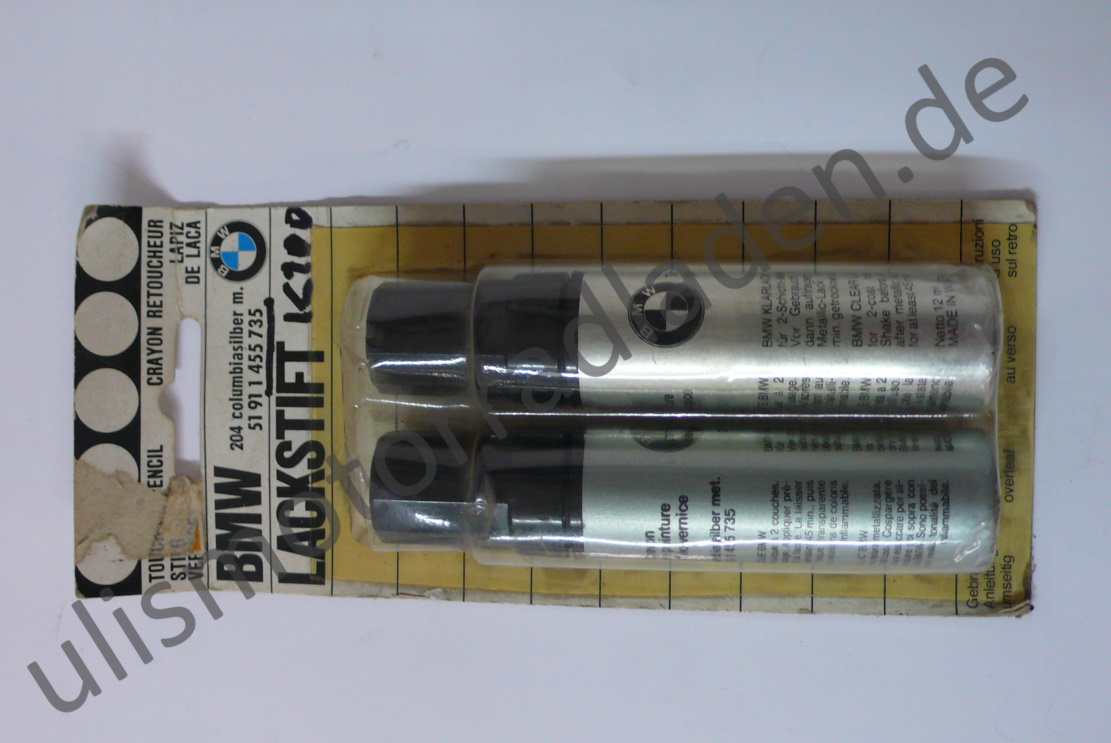 Lackstift Set, columbia-silbermetallic, für BMW K100