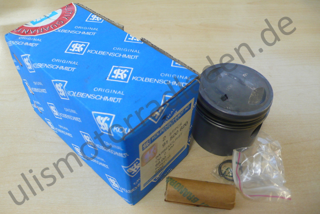 Kolben für BMW R50 und R50/2 - 69,00mm, komplett mit Ringen, Bolzen und Clips