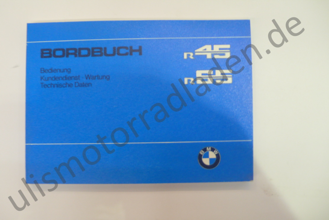 Handbuch (Betriebsanleitung) für BMW R45 und R65