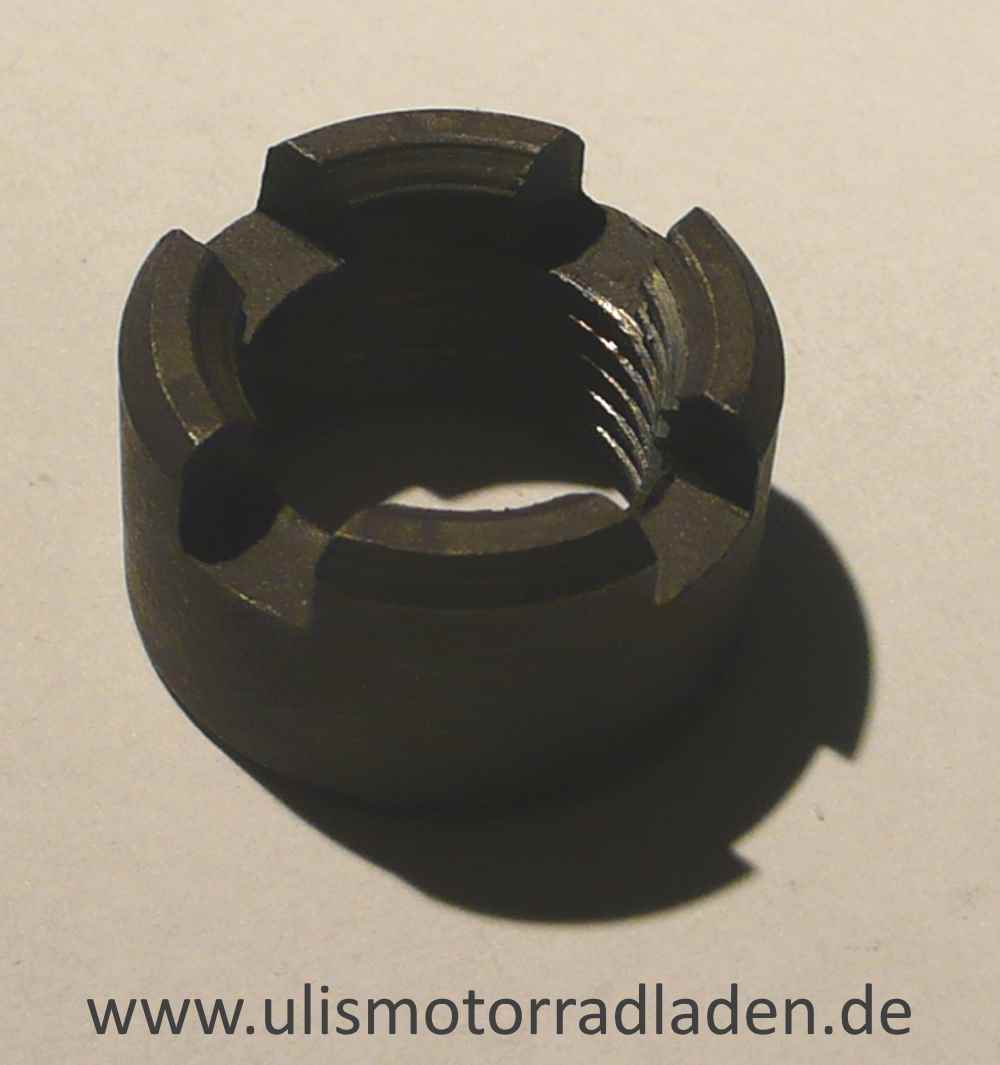 Kronenmutter Getriebeflansch M16 für BMW R50-R69S (neue Welle)