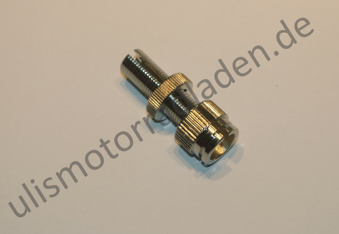 Zugeinstellschraube M10 x 1, verchromt für BMW R50/5, R60/5 und R75/5