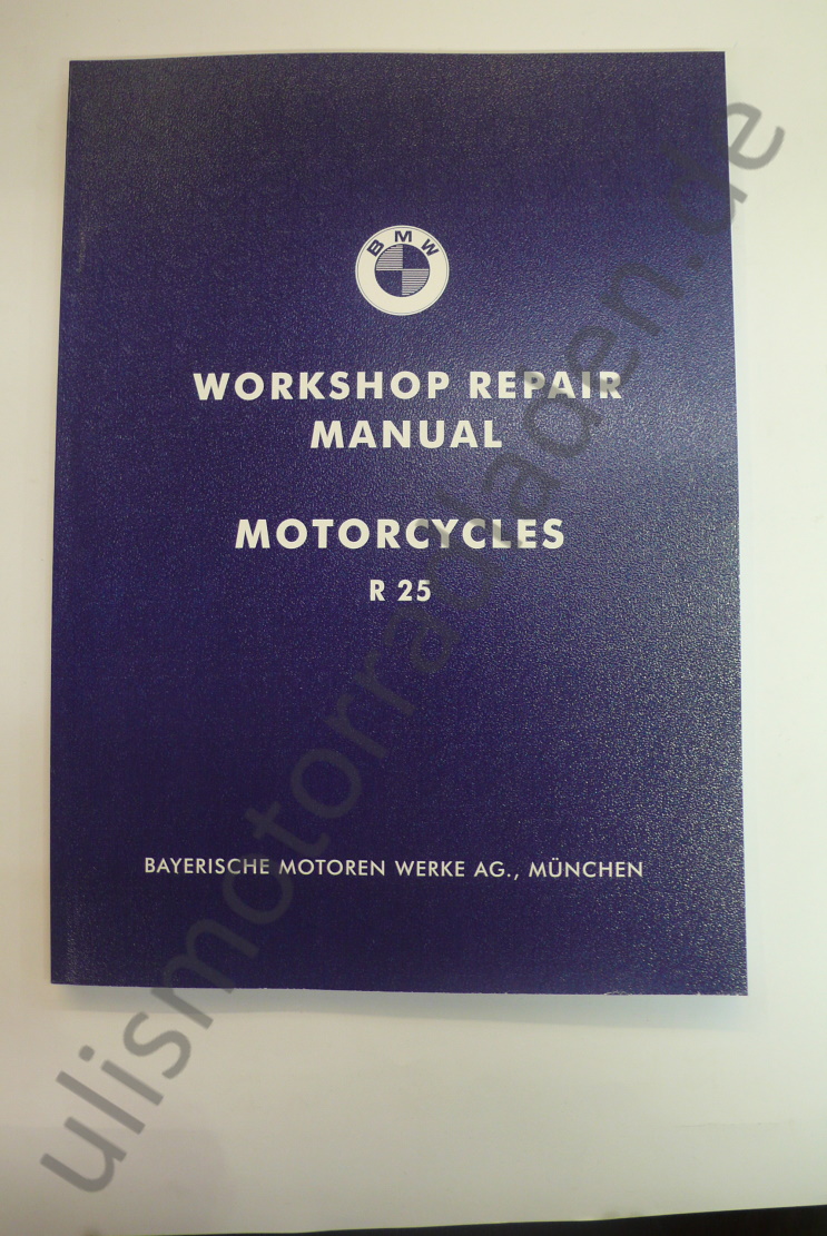 Reparaturanleitung für BMW R25 und R25/2 (IN ENGLISCH)