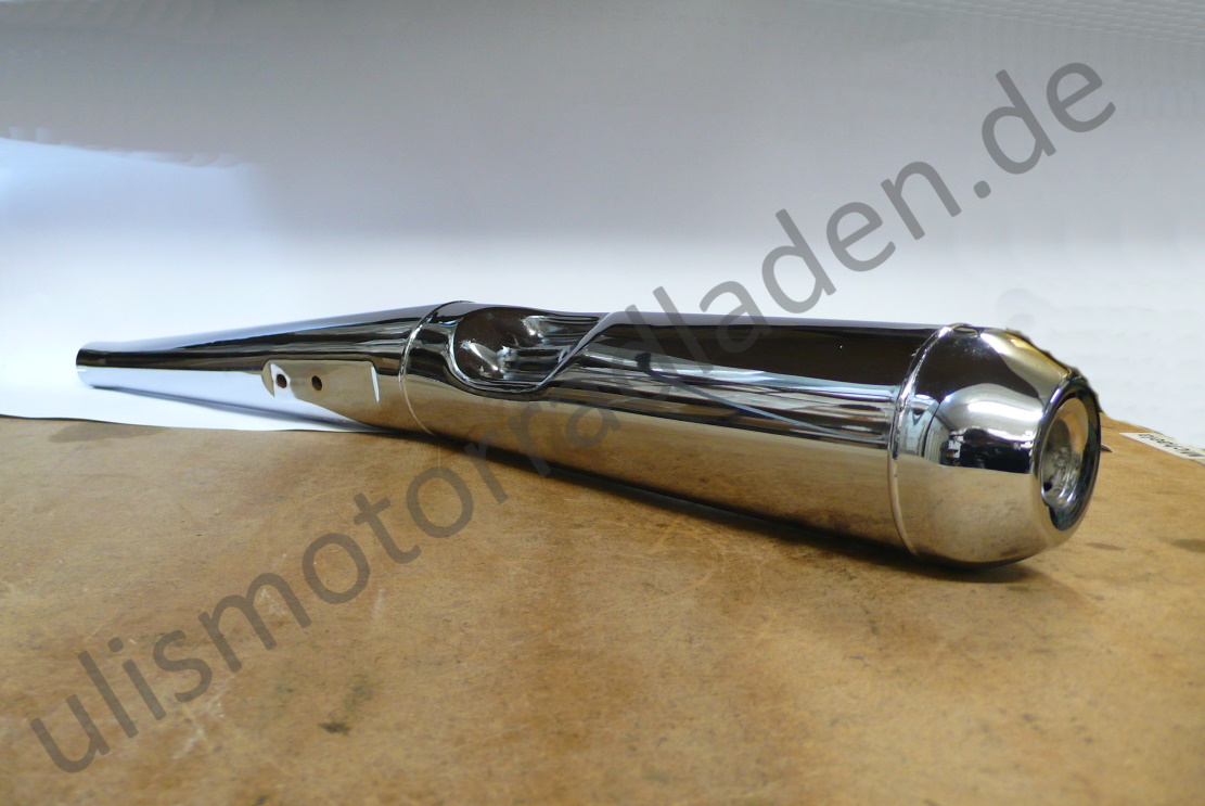 Schalldämpfer für BMW R45 und R65, bis Baujahr 09/1984, MIT EG-ABE, Chrom, links