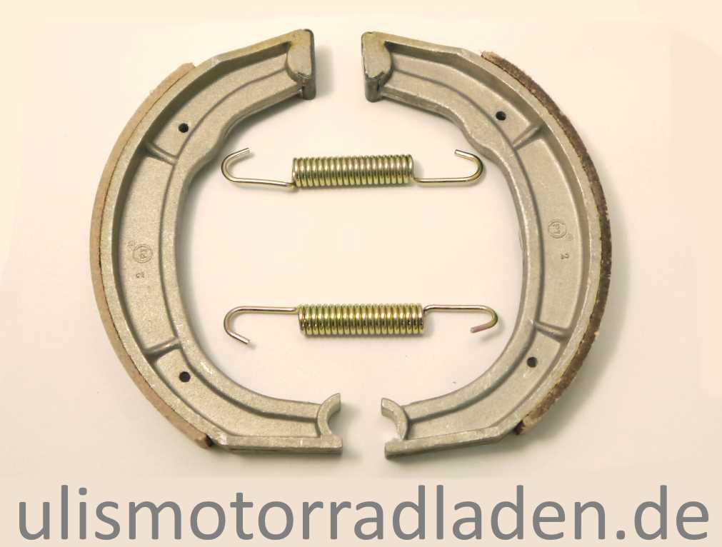 Bremsbacken-Satz für BMW R51/2-R68, Halbnabe, Simplex