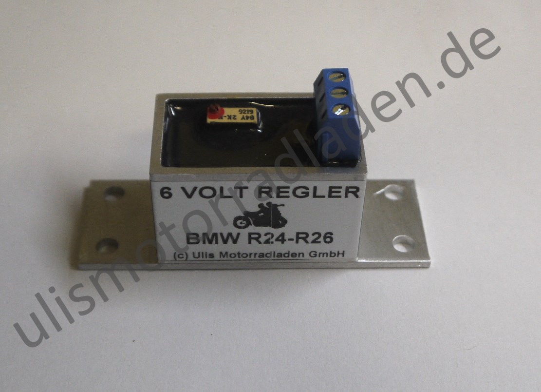 Regler  6V für BMW R24, R25, R25/2, R25/3 und R26, innenliegend