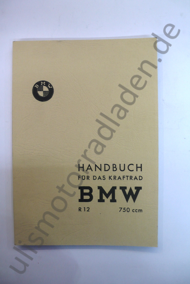 Handbuch (Betriebsanleitung) für BMW R12