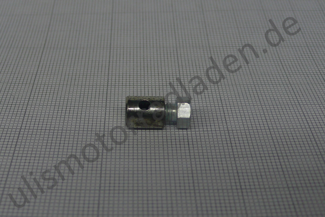 Schraubnippel D8x8,5, Bohrung 2,5mm